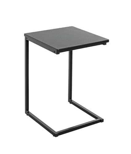 HAKU Möbel Beistelltisch, Metall, schwarz, T 35 x B 33 x H 60 cm