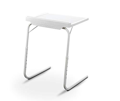Mediashop Table Express | Beistelltisch | Couch-Tisch | Serviertisch | bis 25 kg Traglast | 18 Einstellmöglichkeiten | Halterung für Tablet & Smartphone