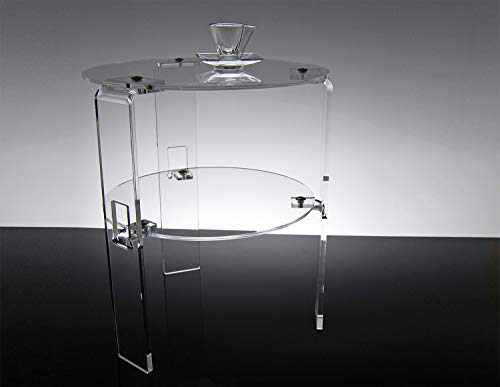 Slato Moderner Designer Couchtisch aus transparentem Acryl Melitea