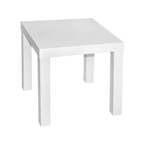 Ikea Lack Beistelltisch weiss, Holz, White, 45 x 55 x 55 cm