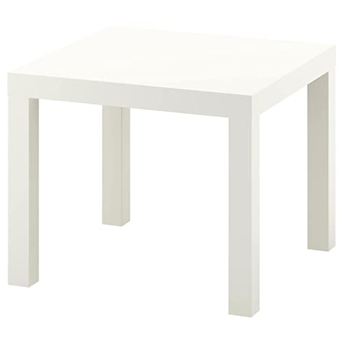 Ikea Lack Beistelltisch, Holz, White, 45 x 55 x 55 cm