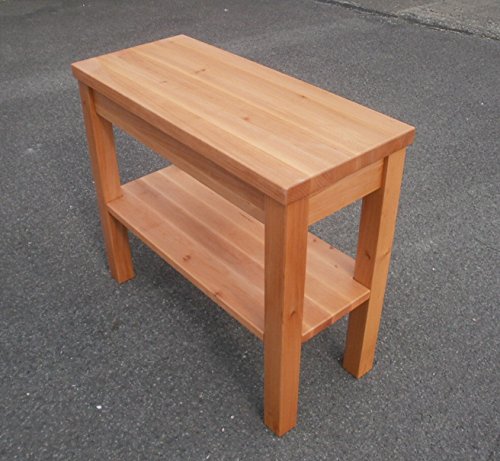Holztisch,Beistelltisch Erle massiv. Leila Maße: 70x30x60cm. Auch in Wildeiche,Kernbuche und Kirschbaum zu bekommen ! Maßanfertigung !
