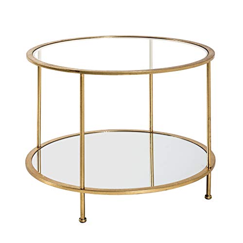 HAKU Möbel Beistelltisch, Metall, gold, Ø 60 x H 45 cm