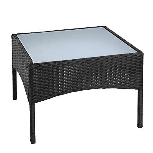 ESTEXO Tisch Loungetisch Möbel (Schwarz)