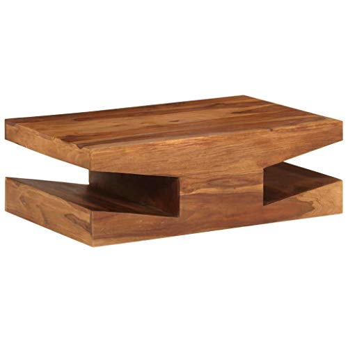 Chaduof Couchtisch Massivholz 90 x 60 x 30 cm, Living Room Table, Wohnzimmertisch, Beistelltisch, Side Table & End Table, Coffee Table